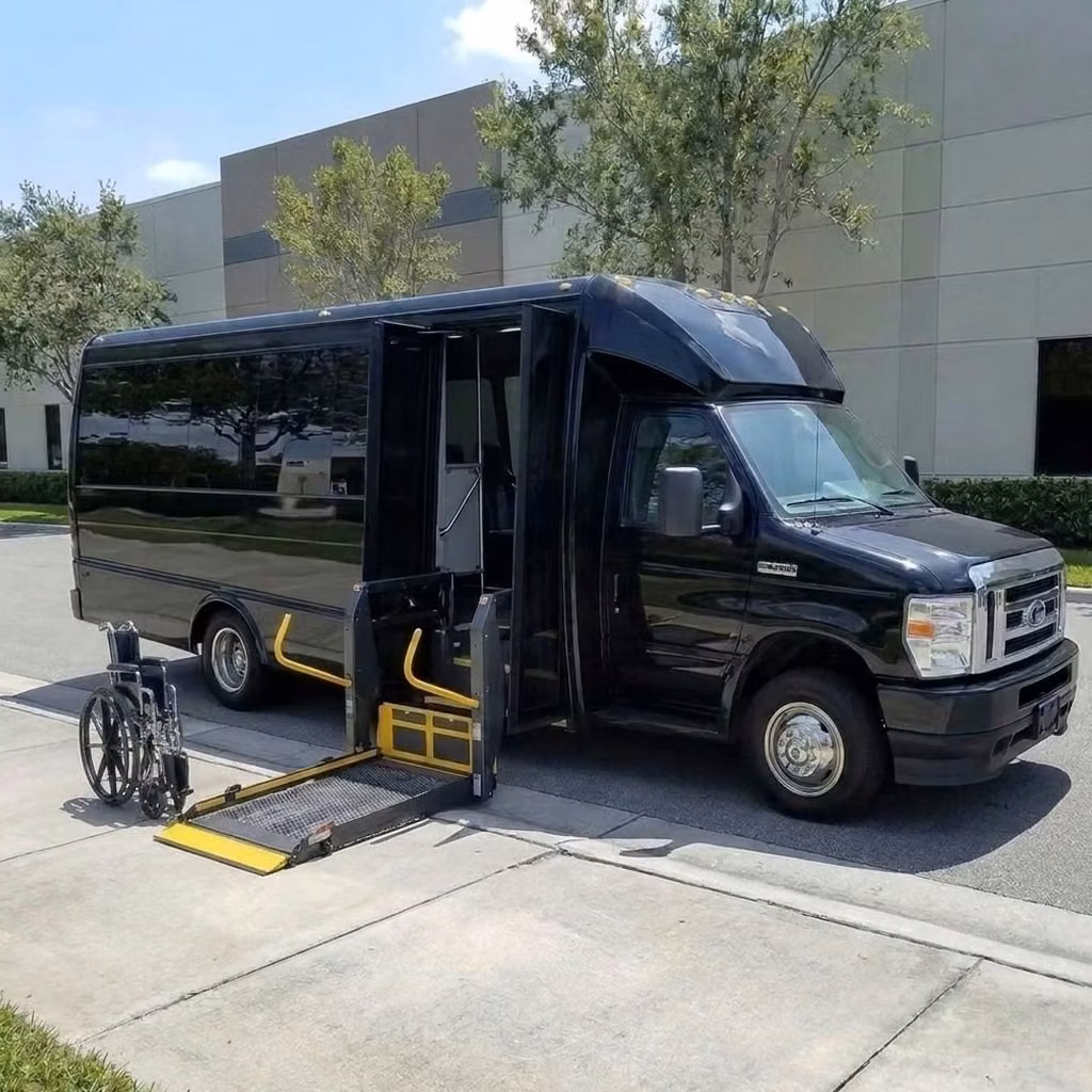 russellville 18 passenger minibus wheelchair lift
