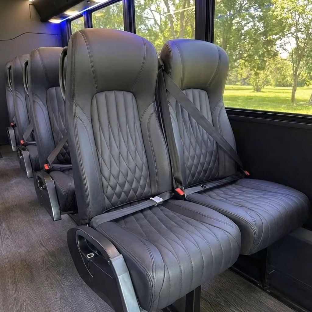 russellville 20 passenger minibus high back seats