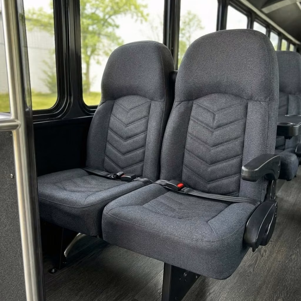 russellville 25 passenger minibus high back seats