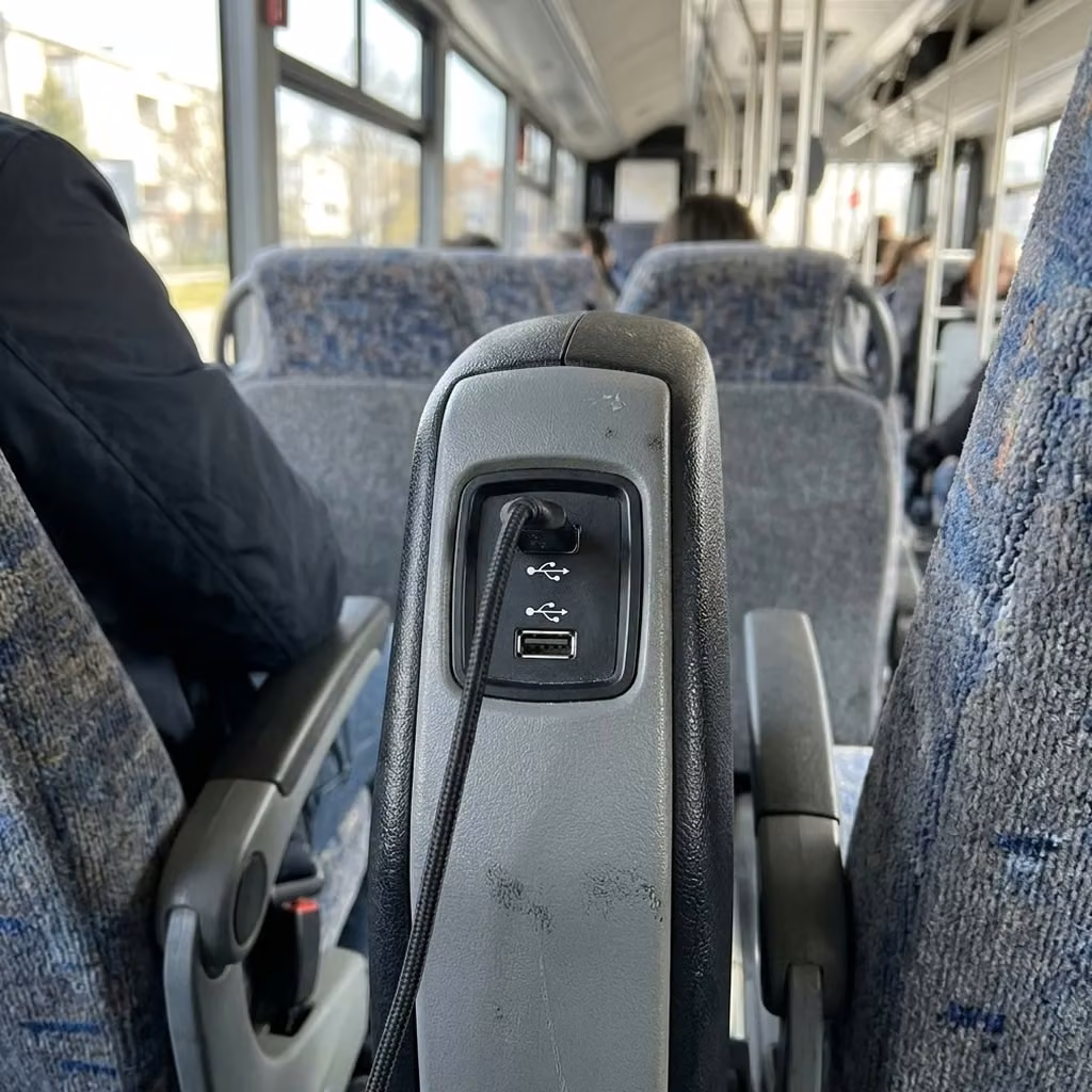 russellville 28 passenger minibus usb charging