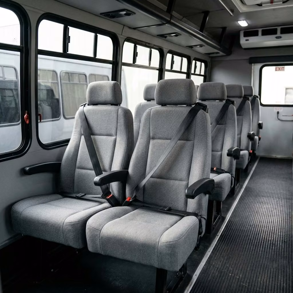 russellville 35 passenger minibus reclining seats