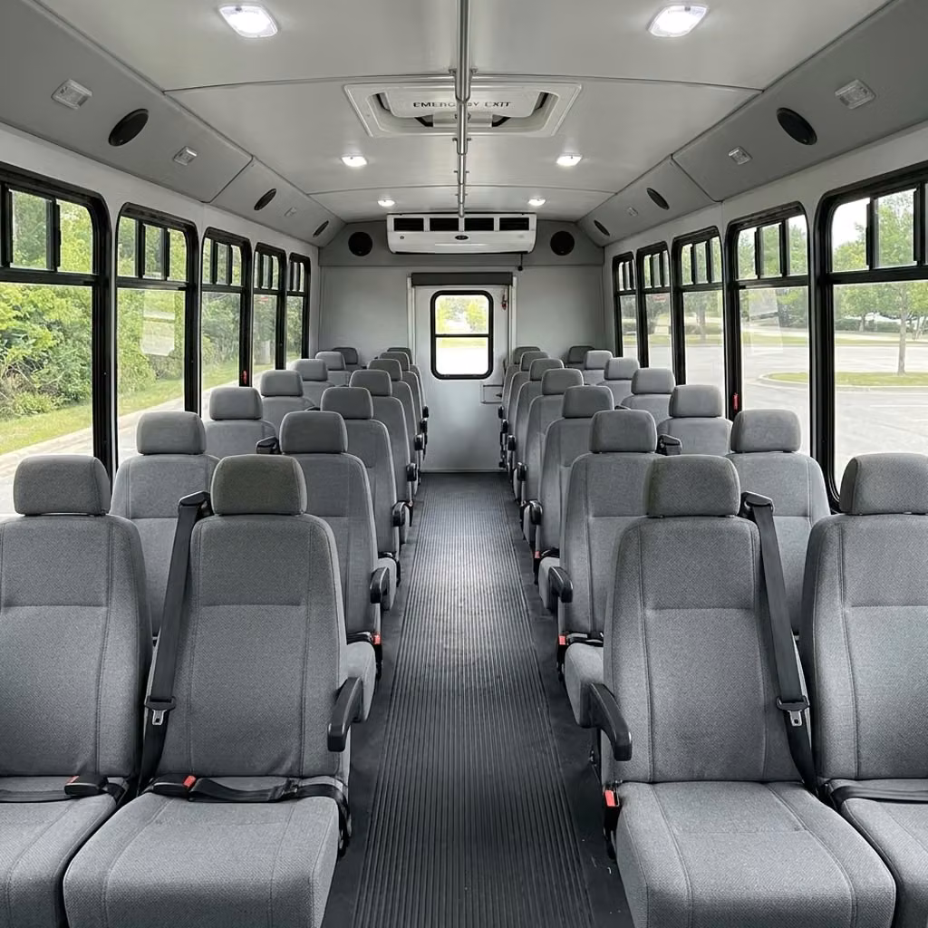 russellville 35 passenger minibus seating
