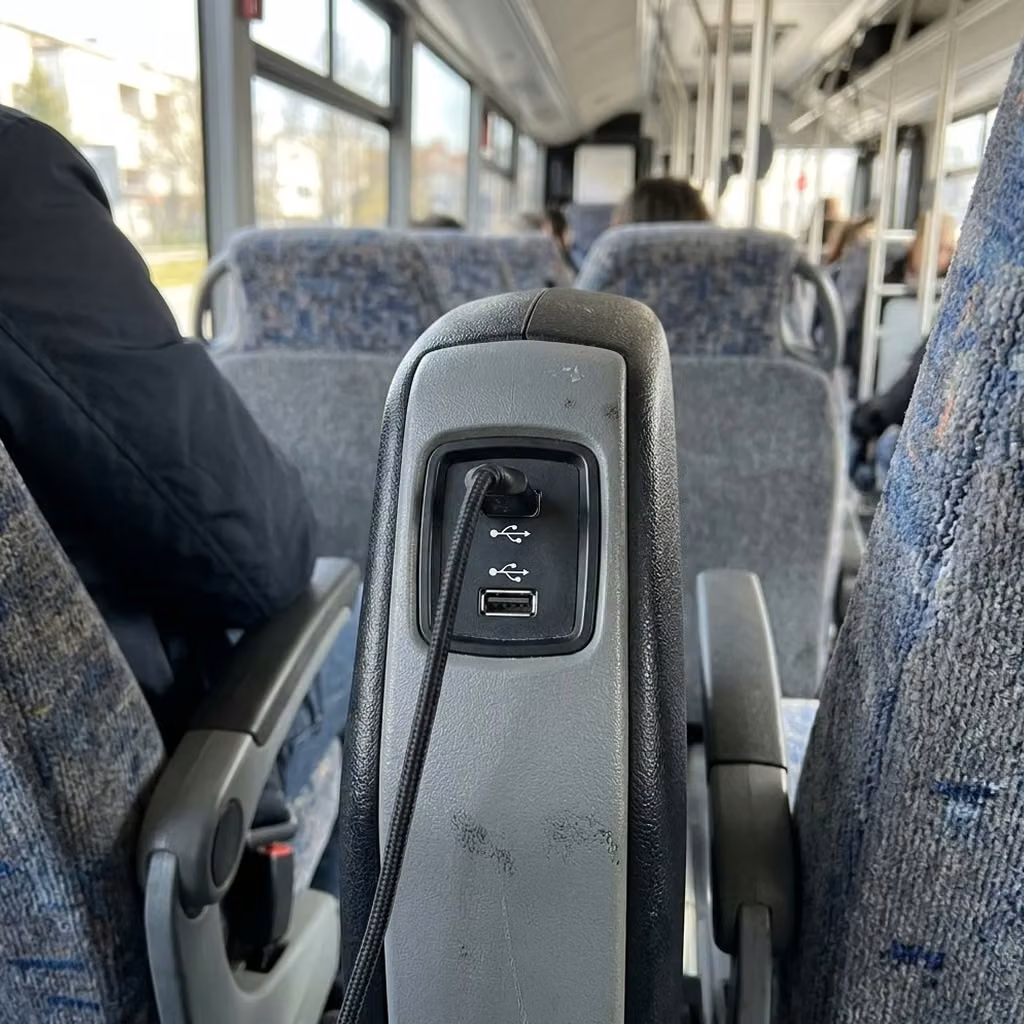 russellville 35 passenger minibus usb charging
