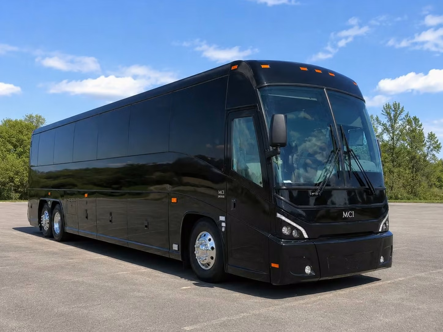 russellville 56 passenger school charter buses with undercarriage gear storage