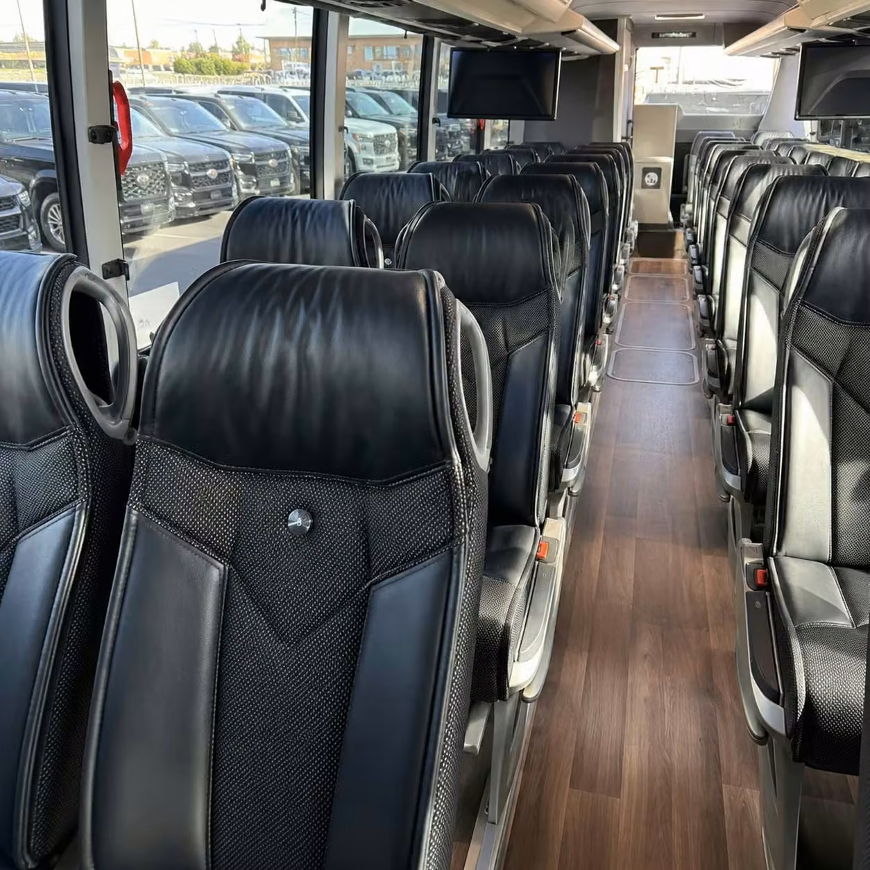 russellville charter bus interior 2