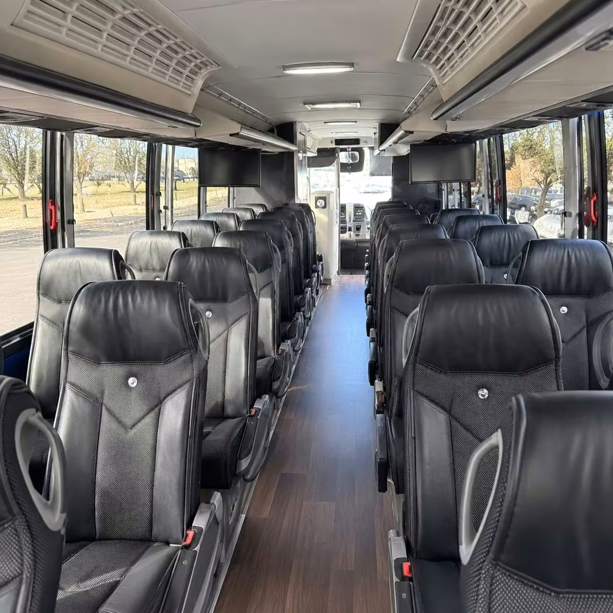 russellville charter bus interior 3