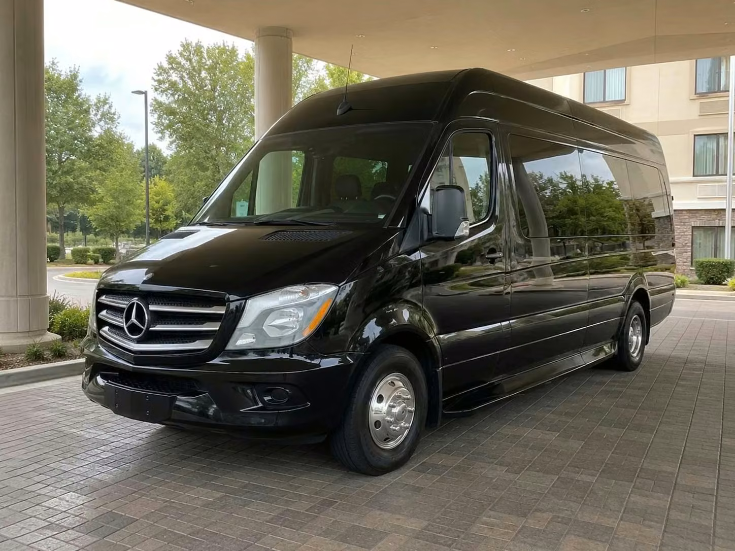 russellville sprinter van rental with driver tinted windows